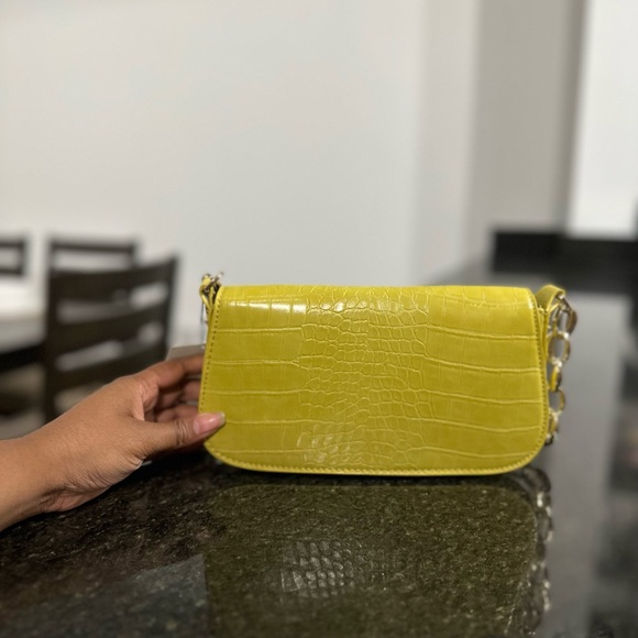 ZARA yellow shoulder bag - Picture 4 of 4